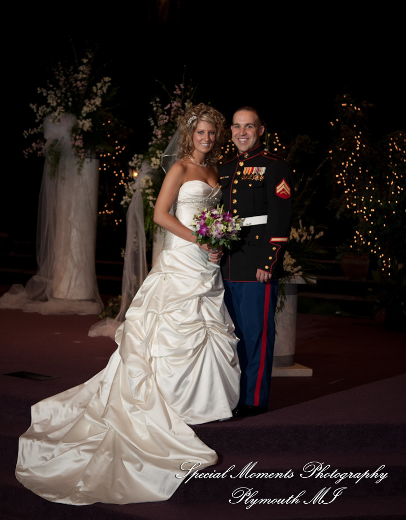 Kim & Mark at Calvary Baptist Church Canton MI wedding photograph