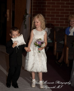 Kim & Mark at Calvary Baptist Church Canton MI wedding photograph