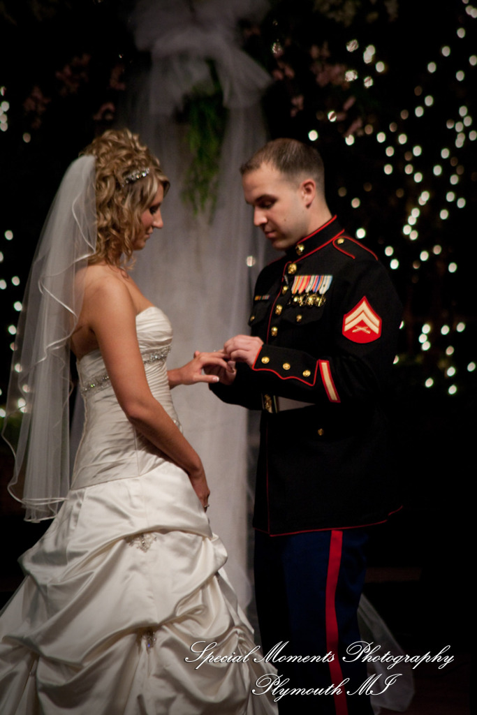 Kim & Mark at Calvary Baptist Church Canton MI wedding photograph