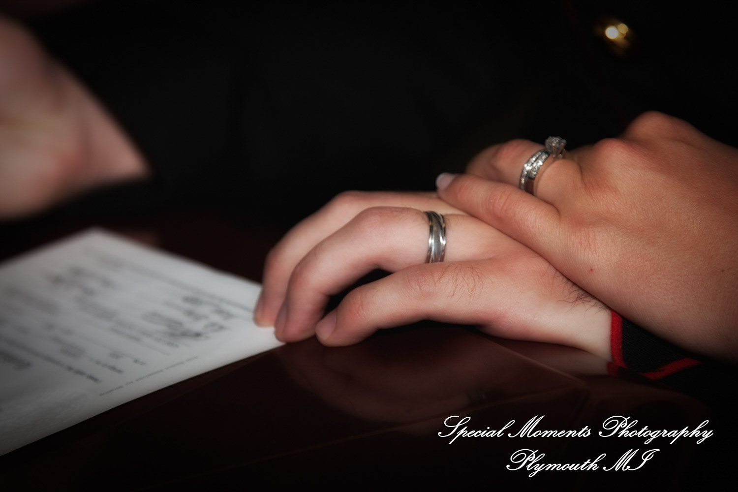 Kim & Mark at Calvary Baptist Church Canton MI wedding photograph