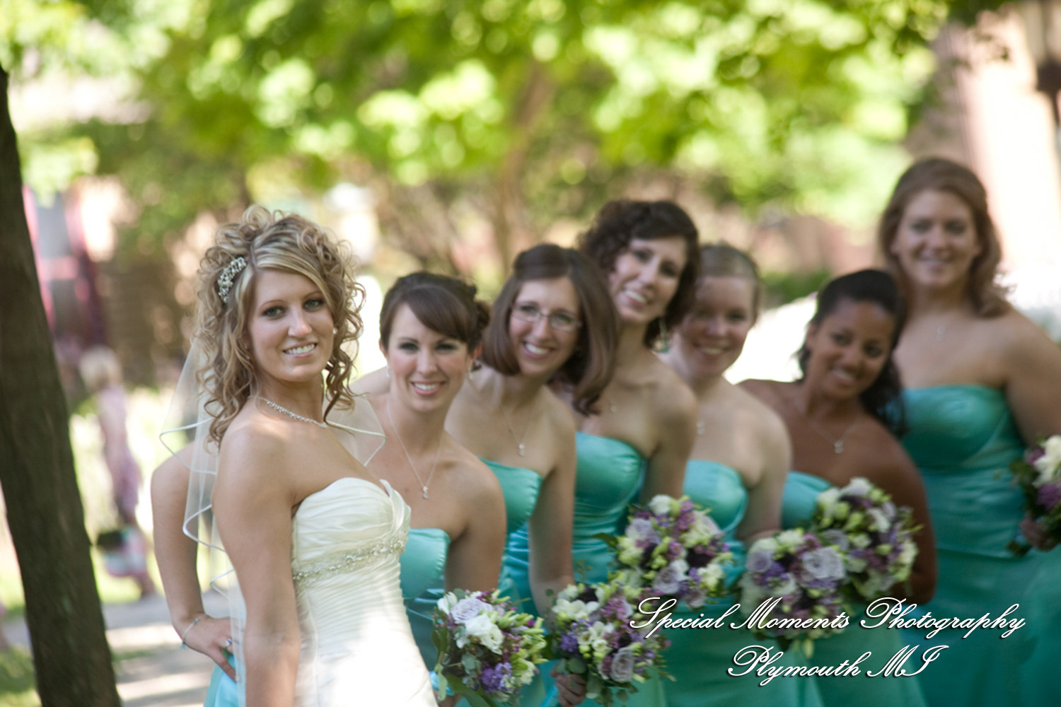 Kim & Mark at Kellogg Park Plymouth MI wedding photograph
