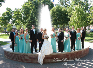 Kim & Mark at Kellogg Park Plymouth MI wedding photograph