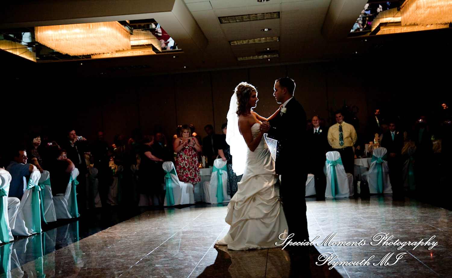 Kim & Mark at Burton Manor Livonia MI wedding photograph