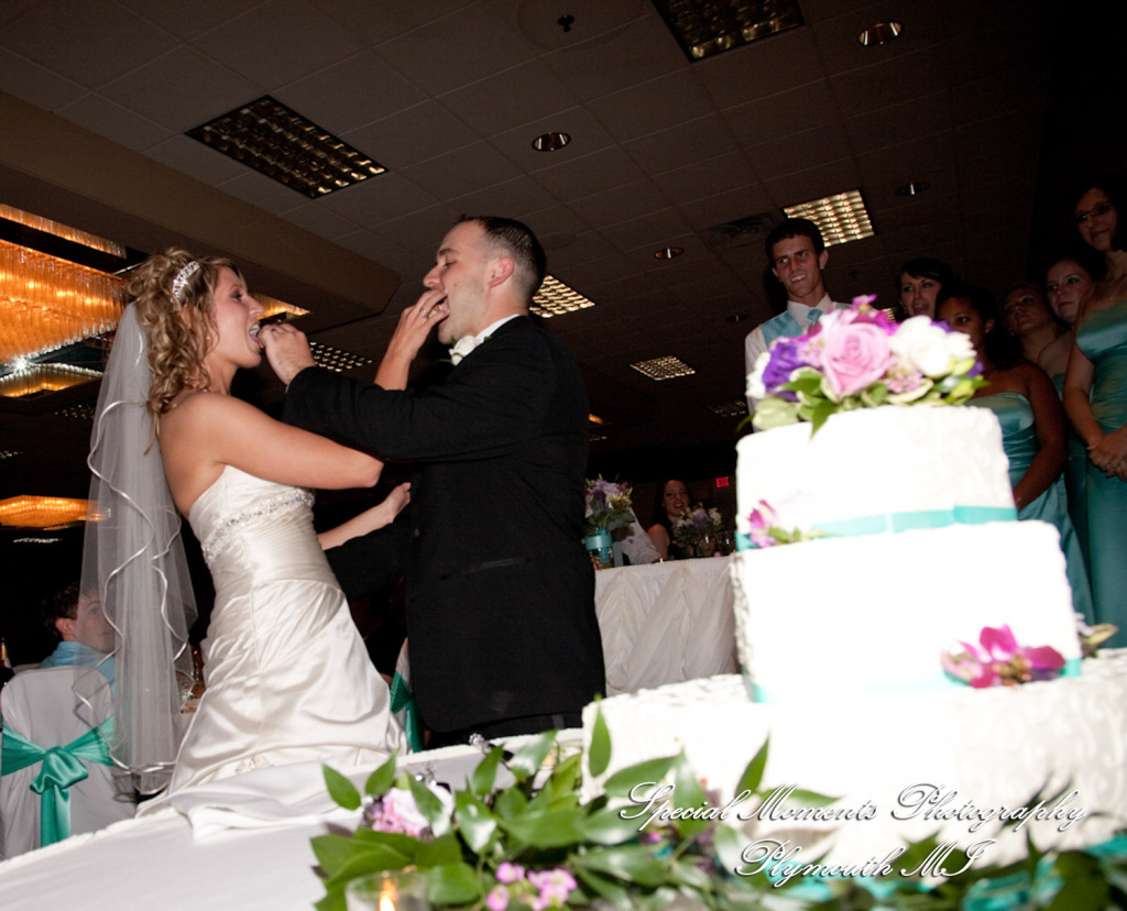 Kim & Mark at Burton Manor Livonia MI wedding photograph