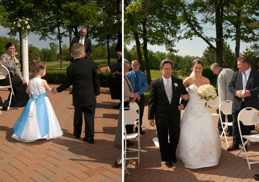 Christie & Aaron at Cherry Creek Golf Club Shelby Township MI wedding