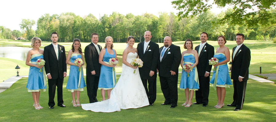 Christie & Aaron at Cherry Creek Golf Club Shelby Township MI wedding
