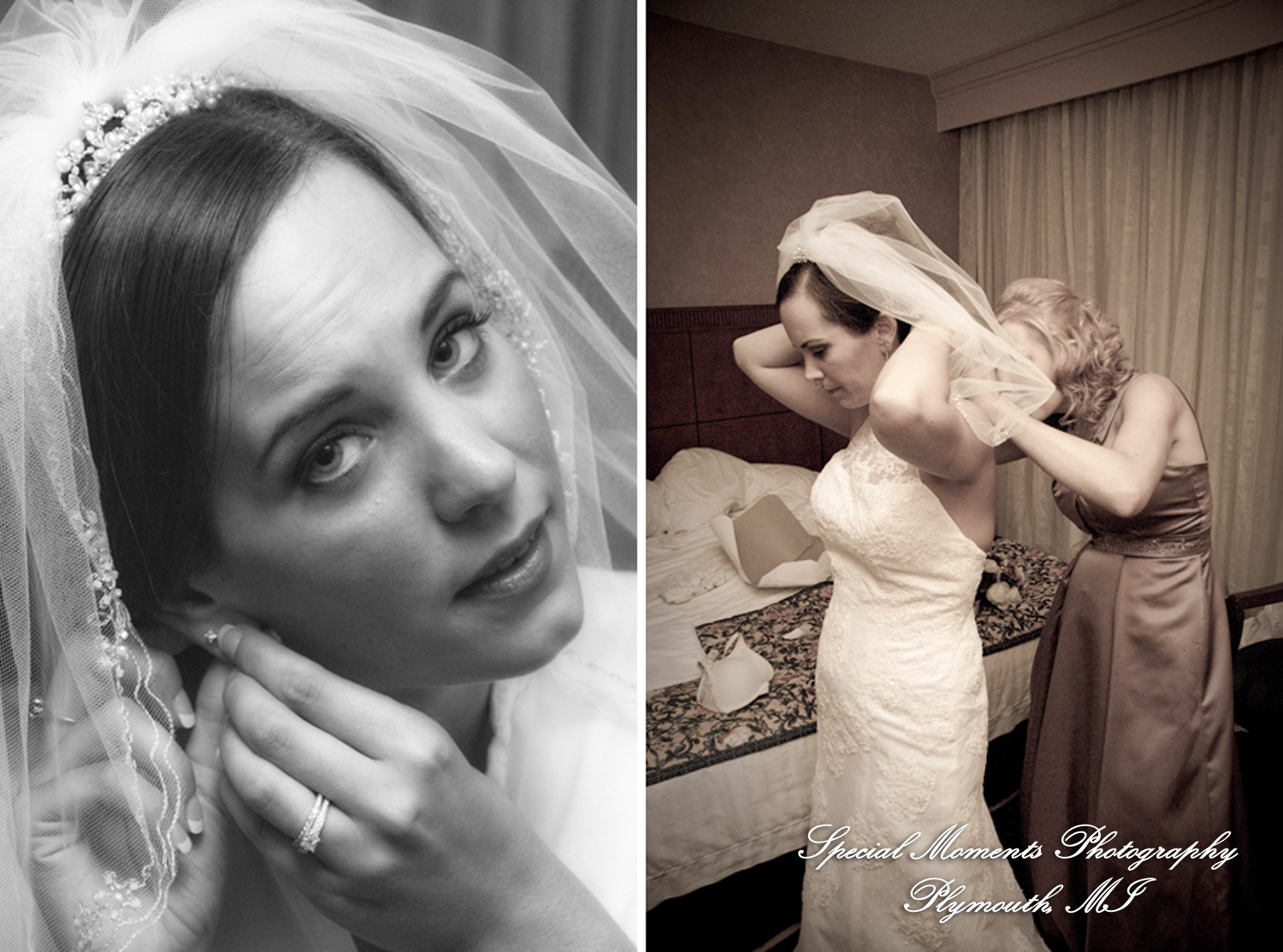 Liz & Joe at Meeting House Grand Ballroom Plymouth MI wedding photograph