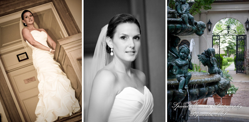 Amy & Josh at Grosse Pointe War Memorial Grosse Pointe Farms MI wedding photograph