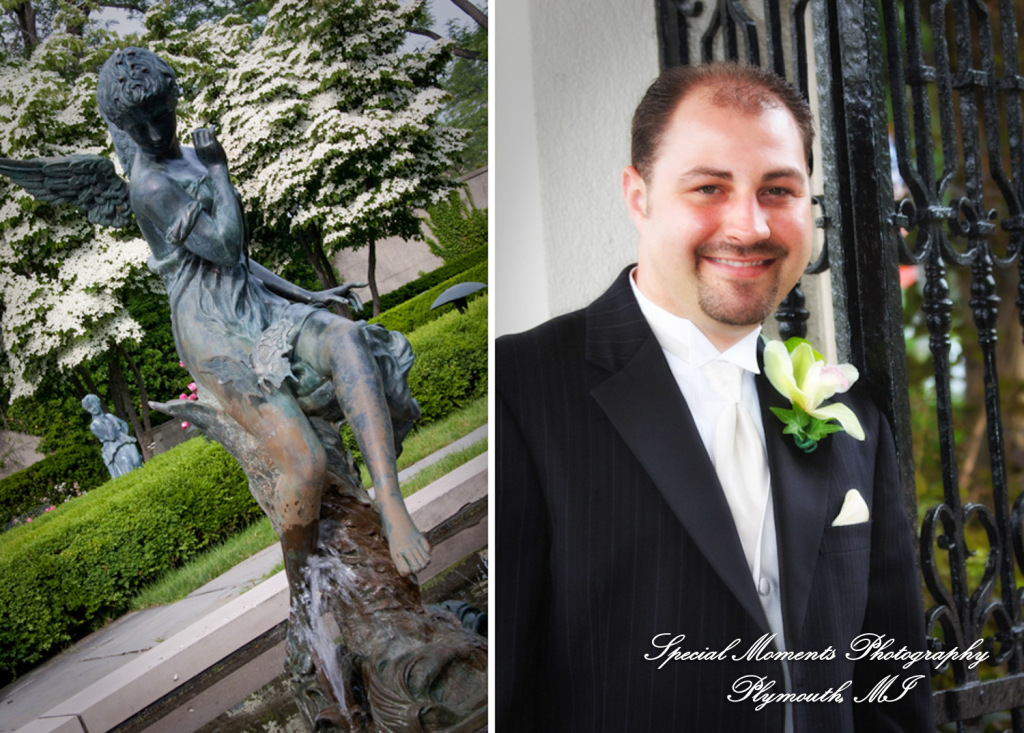 Amy & Josh at Grosse Pointe War Memorial Grosse Pointe Farms MI wedding photograph