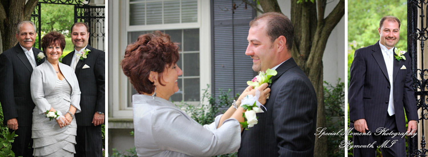 Amy & Josh at Grosse Pointe War Memorial Grosse Pointe Farms MI wedding photograph