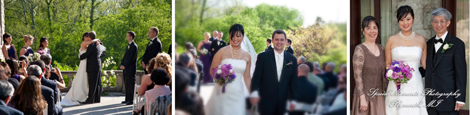 Joyce & Mike at Henry Ford Estate Dearborn MI wedding photograph