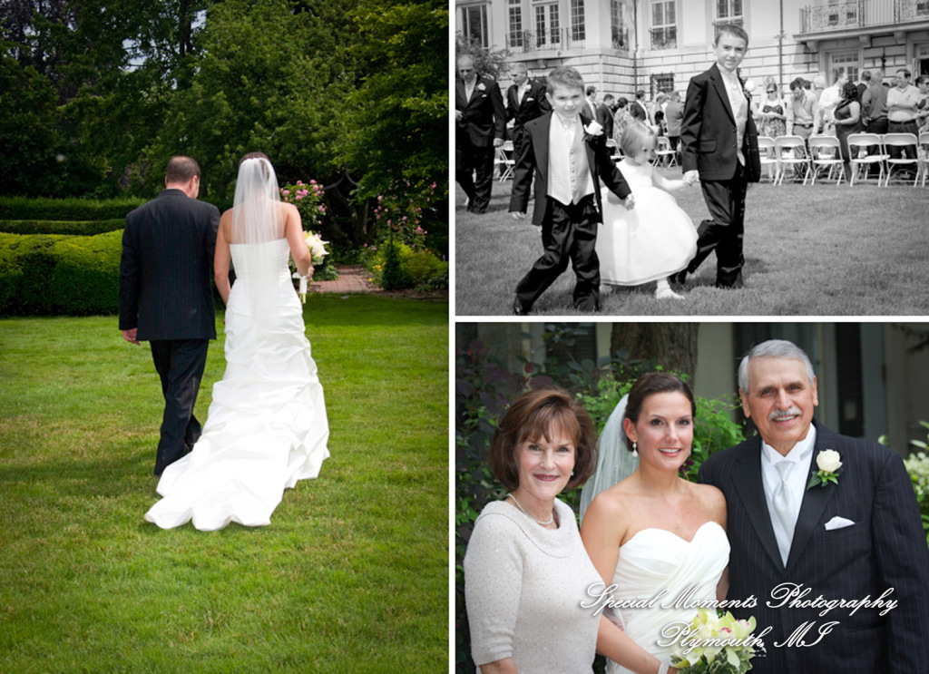 Amy & Josh at Grosse Pointe War Memorial Grosse Pointe Farms MI wedding photograph