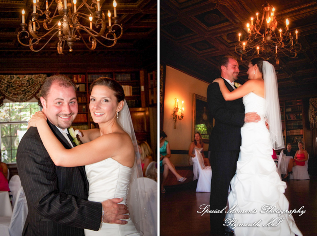 Amy & Josh at Grosse Pointe War Memorial Grosse Pointe Farms MI wedding photograph