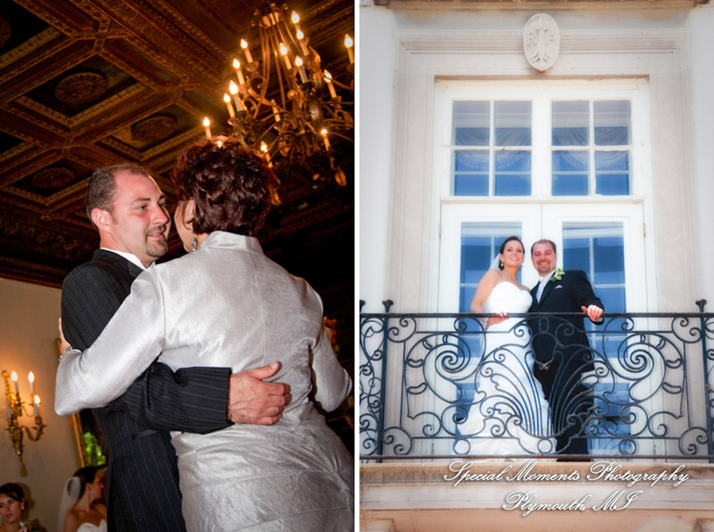 Amy & Josh at Grosse Pointe War Memorial Grosse Pointe Farms MI wedding photograph