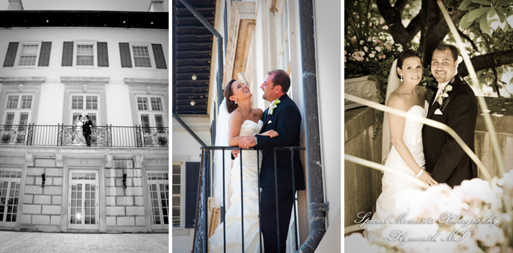 Amy & Josh at Grosse Pointe War Memorial Grosse Pointe Farms MI wedding photograph