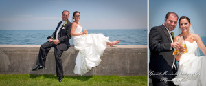 Amy & Josh at Grosse Pointe War Memorial Grosse Pointe Farms MI wedding photograph
