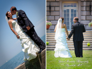 Amy & Josh at Grosse Pointe War Memorial Grosse Pointe Farms MI wedding photograph