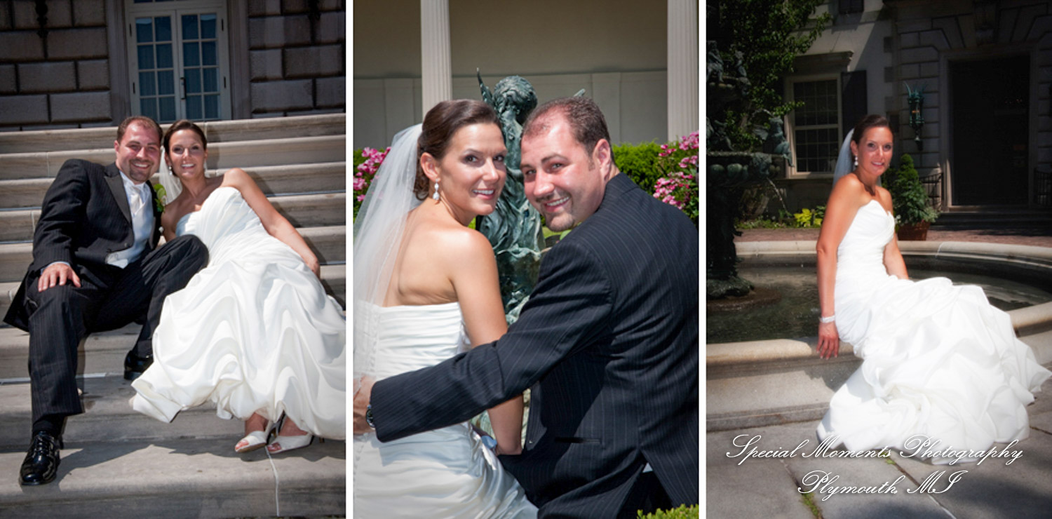 Amy & Josh at Grosse Pointe War Memorial Grosse Pointe Farms MI wedding photograph