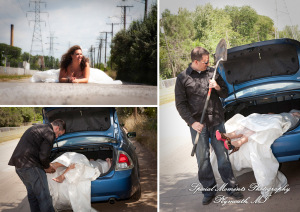 Nicole & Duston Trash The Dress Downtown Detroit MI wedding photograph