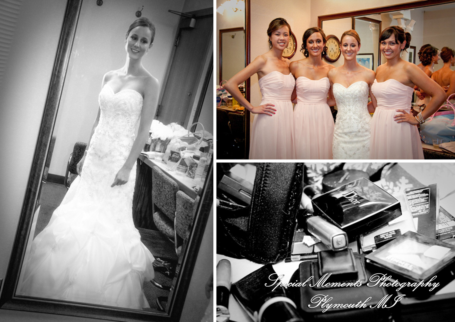 Brittany & Andy at MSU Alumni Memorial Chapel East Lansing MI wedding photograph