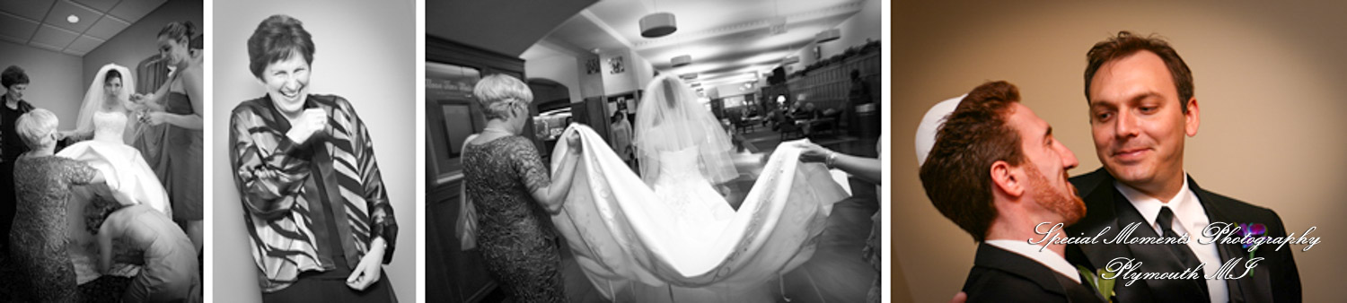 Keren & Jeff at Michigan Union Pendleton Room Ann Arbor MI wedding photograph