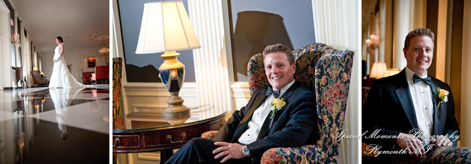 Kerstin & Robert at Dearborn Inn Dearborn MI wedding photograph