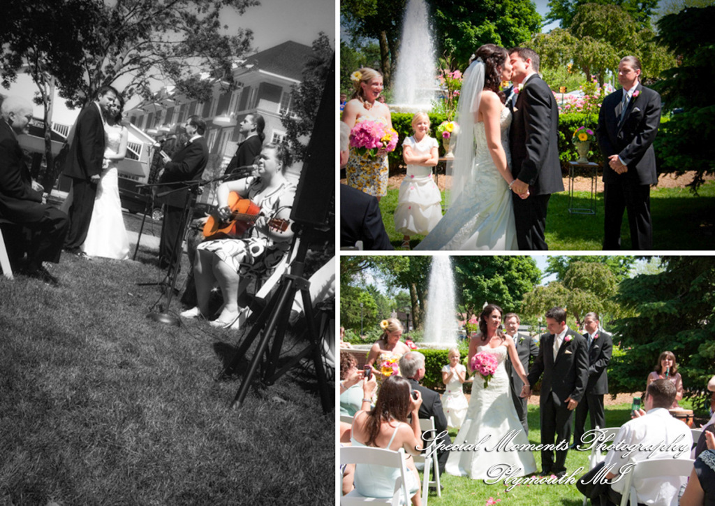 Ashieigh & Sean at Kellogg Park Plymouth MI wedding photograph