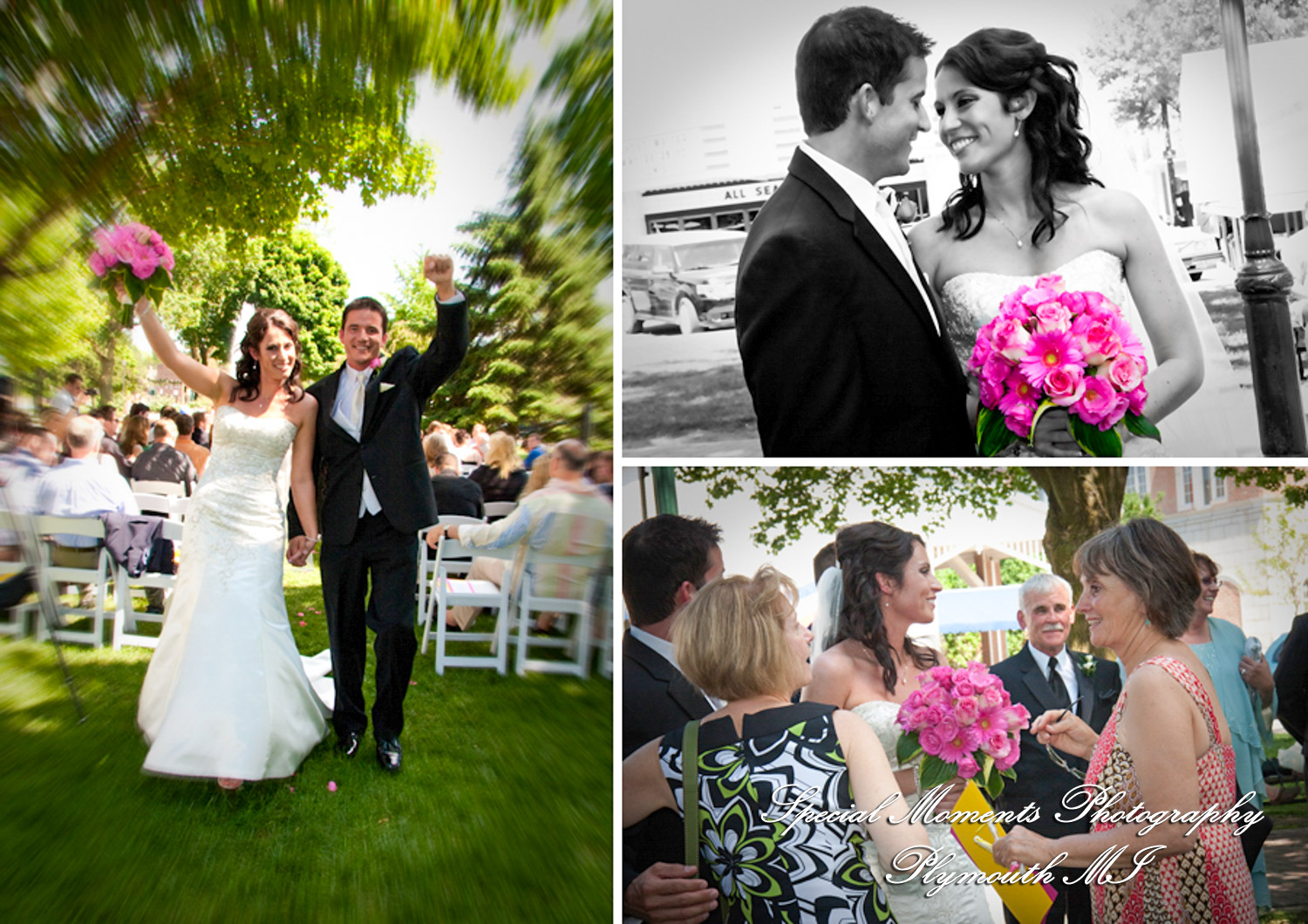 Ashieigh & Sean at Kellogg Park Plymouth MI wedding photograph