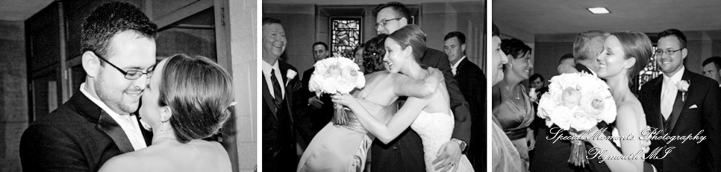 Brittany & Andy at MSU Alumni Memorial Chapel East Lansing MI wedding photograph