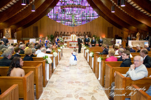 Lauren & Octavian Our Lady of Orchard Lake Archdiocesan Shrine of St. John Paul II West Bloomfield MI wedding photograph