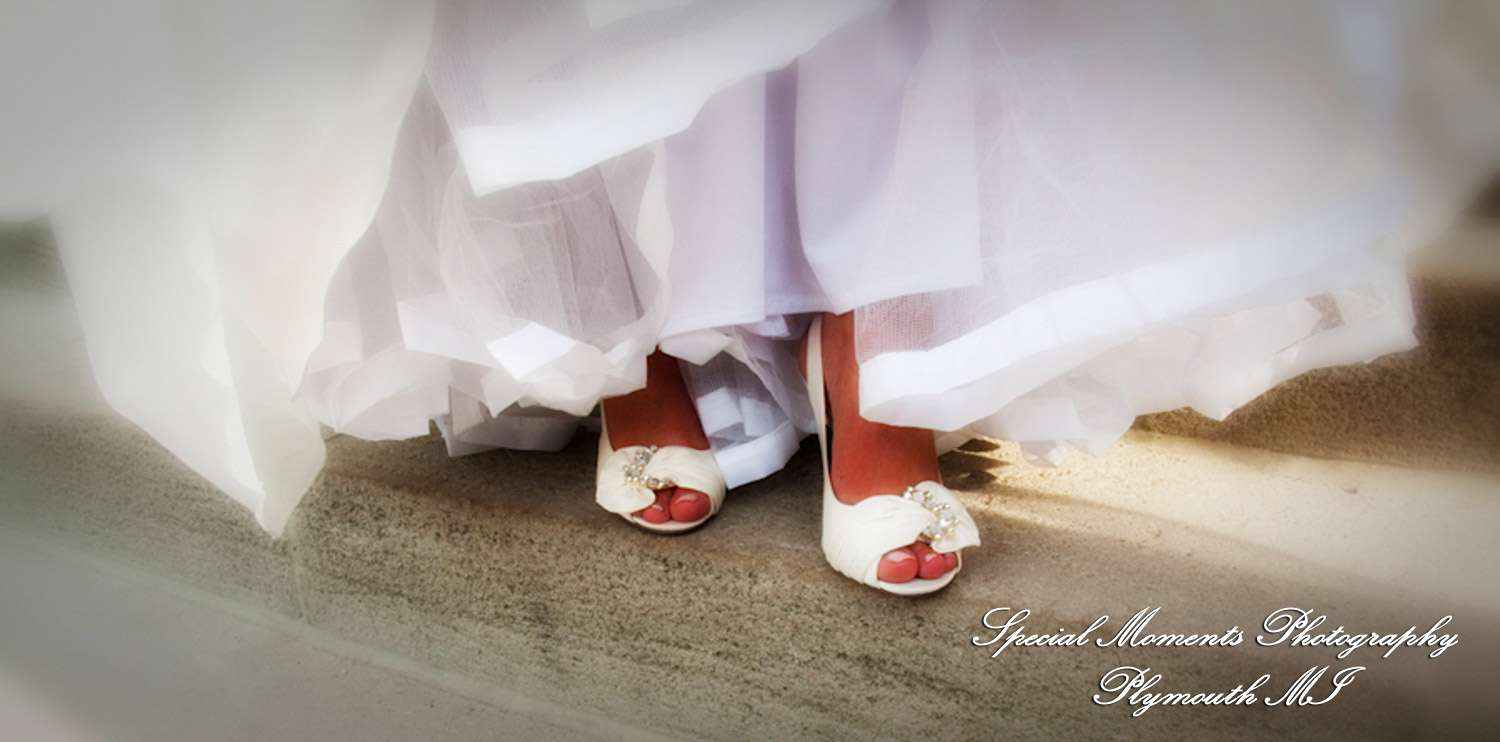 Brittany & Andy at MSU Alumni Memorial Chapel East Lansing MI wedding photograph