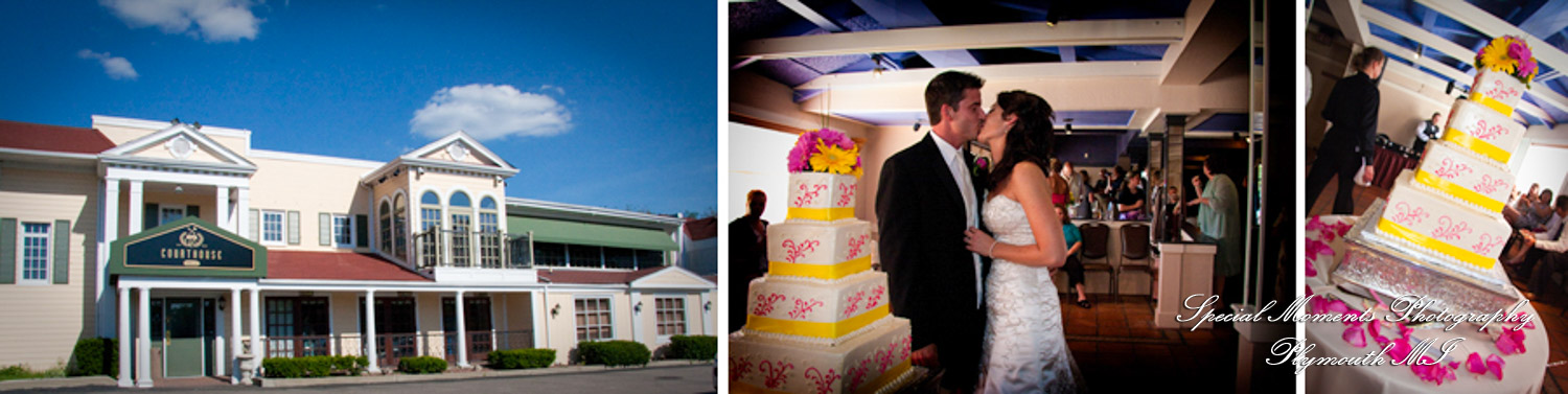 Ashieigh & Sean at Courthouse Grille Plymouth MI wedding photograph