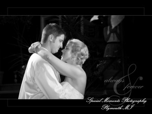 Amanda & Mike at a home wedding album design photograph