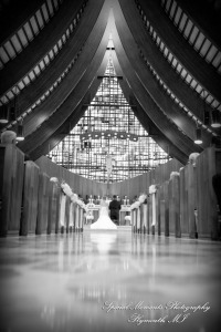 Lauren & Octavian Our Lady of Orchard Lake Archdiocesan Shrine of St. John Paul II West Bloomfield MI wedding photograph