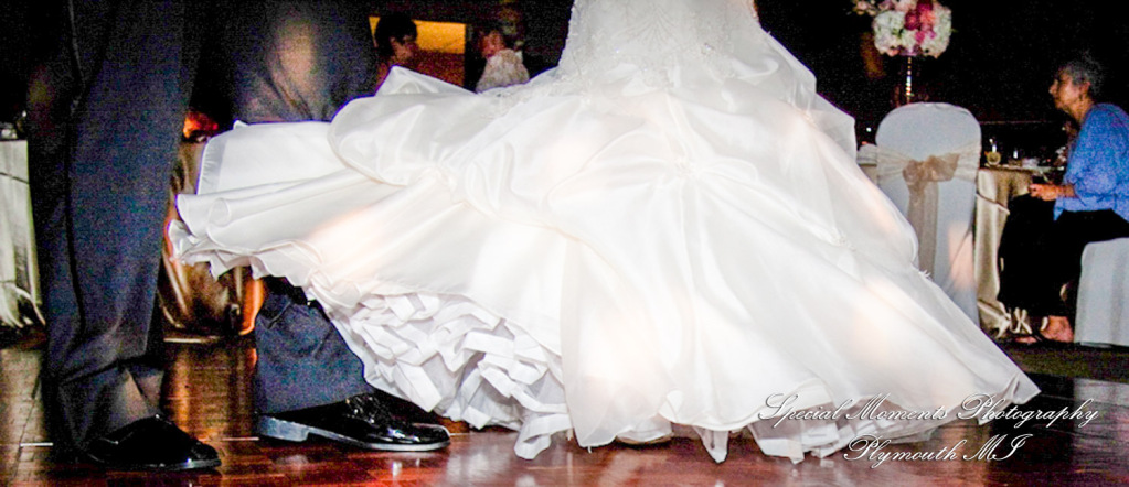 Brittany & Andy at MSU Alumni Memorial Chapel East Lansing MI wedding photograph