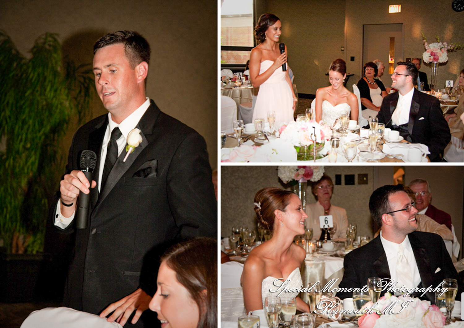 Brittany & Andy at MSU Alumni Memorial Chapel East Lansing MI wedding photograph