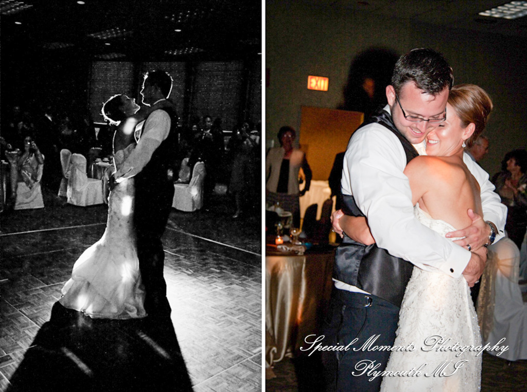 Brittany & Andy at MSU Alumni Memorial Chapel East Lansing MI wedding photograph