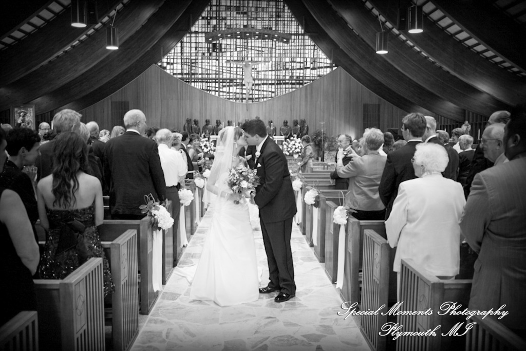 Lauren & Octavian Our Lady of Orchard Lake Archdiocesan Shrine of St. John Paul II West Bloomfield MI wedding photograph