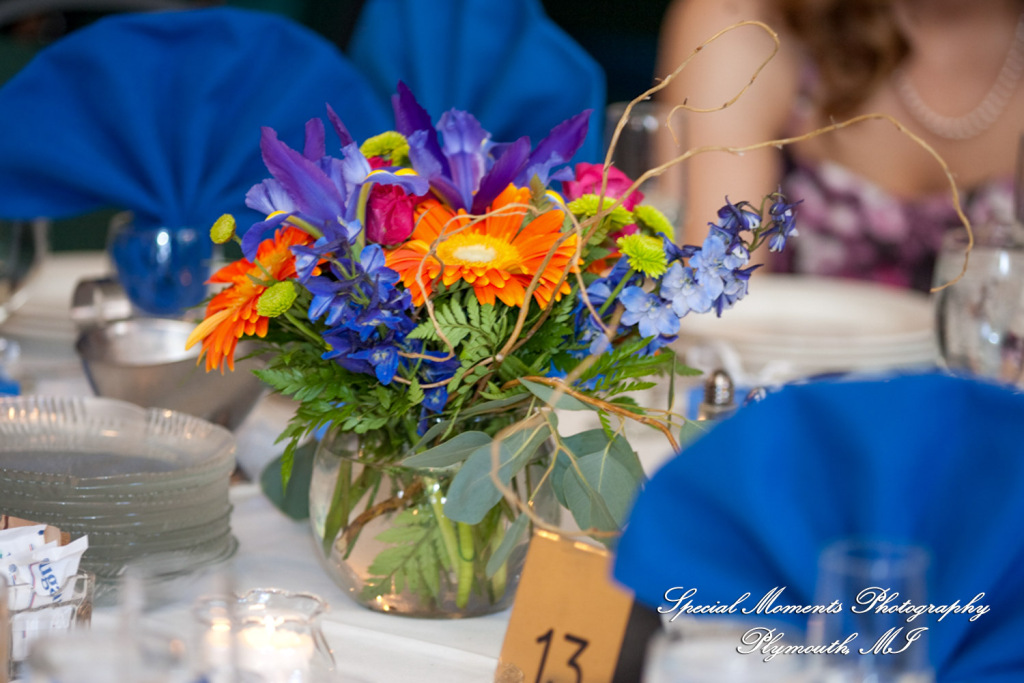 Lauren & Octavian Italian American Club Livonia MI wedding photograph