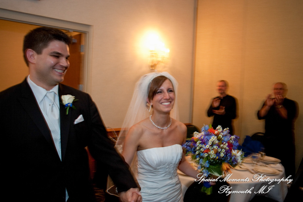 Lauren & Octavian Italian American Club Livonia MI wedding photograph
