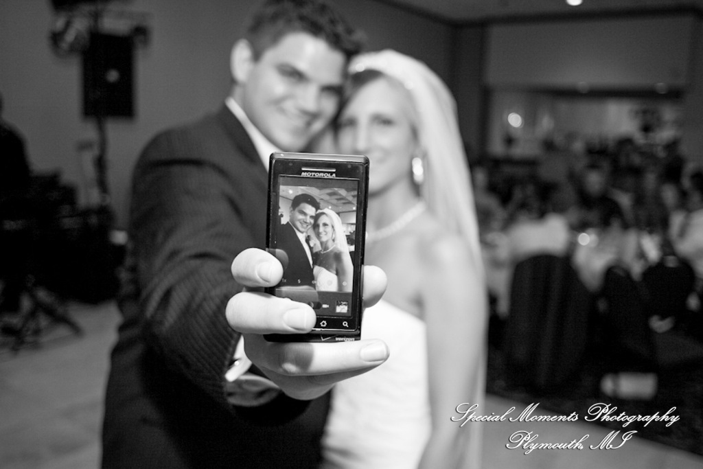 Lauren & Octavian Italian American Club Livonia MI wedding photograph