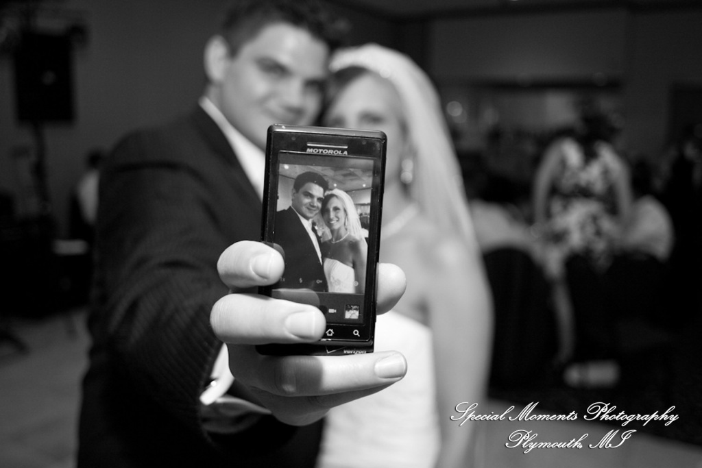 Lauren & Octavian Italian American Club Livonia MI wedding photograph