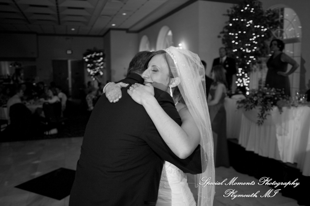 Lauren & Octavian Italian American Club Livonia MI wedding photograph