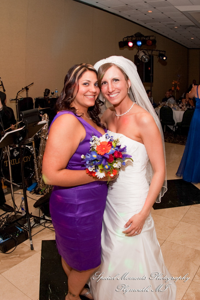 Lauren & Octavian Italian American Club Livonia MI wedding photograph