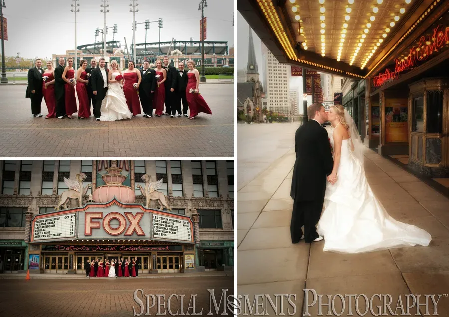 Downtown Detroit MI wedding