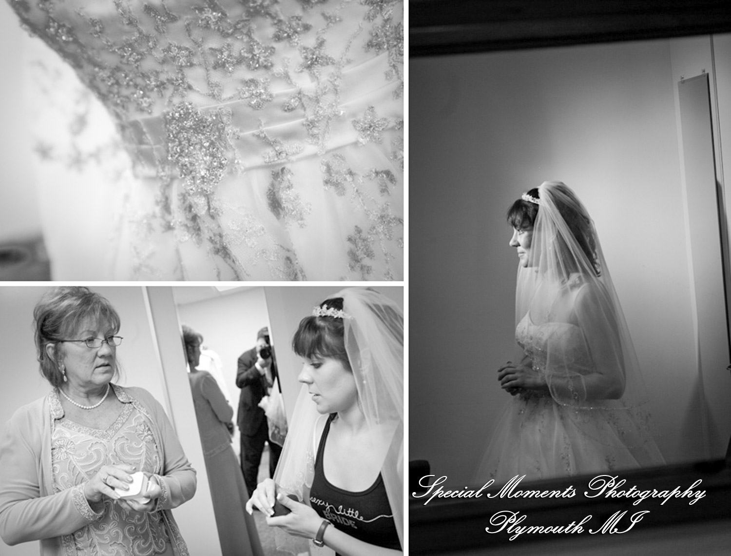Jessica & Mike at St. Thomas a'Becket Catholic Church Canton MI wedding photograph