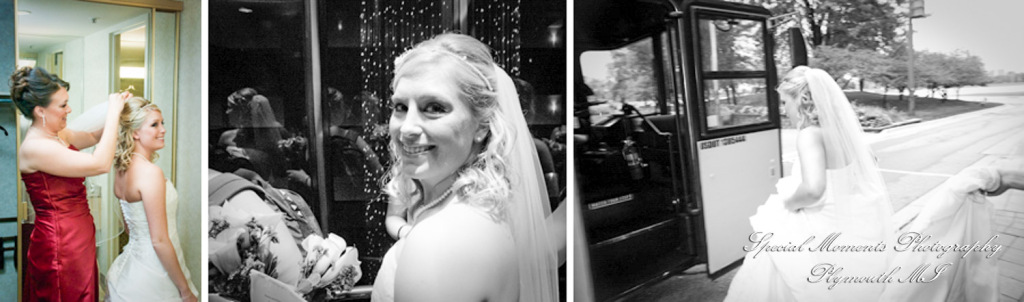 Ashley & Joe at St. Joseph Catholic Detroit MI wedding photograph