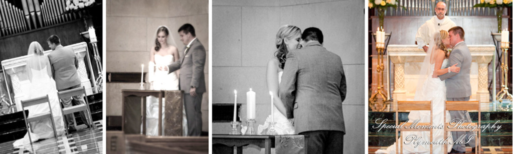 Lindsay & Mike at Ss. Mary & Joseph Chapel Plymouth MI wedding photograph