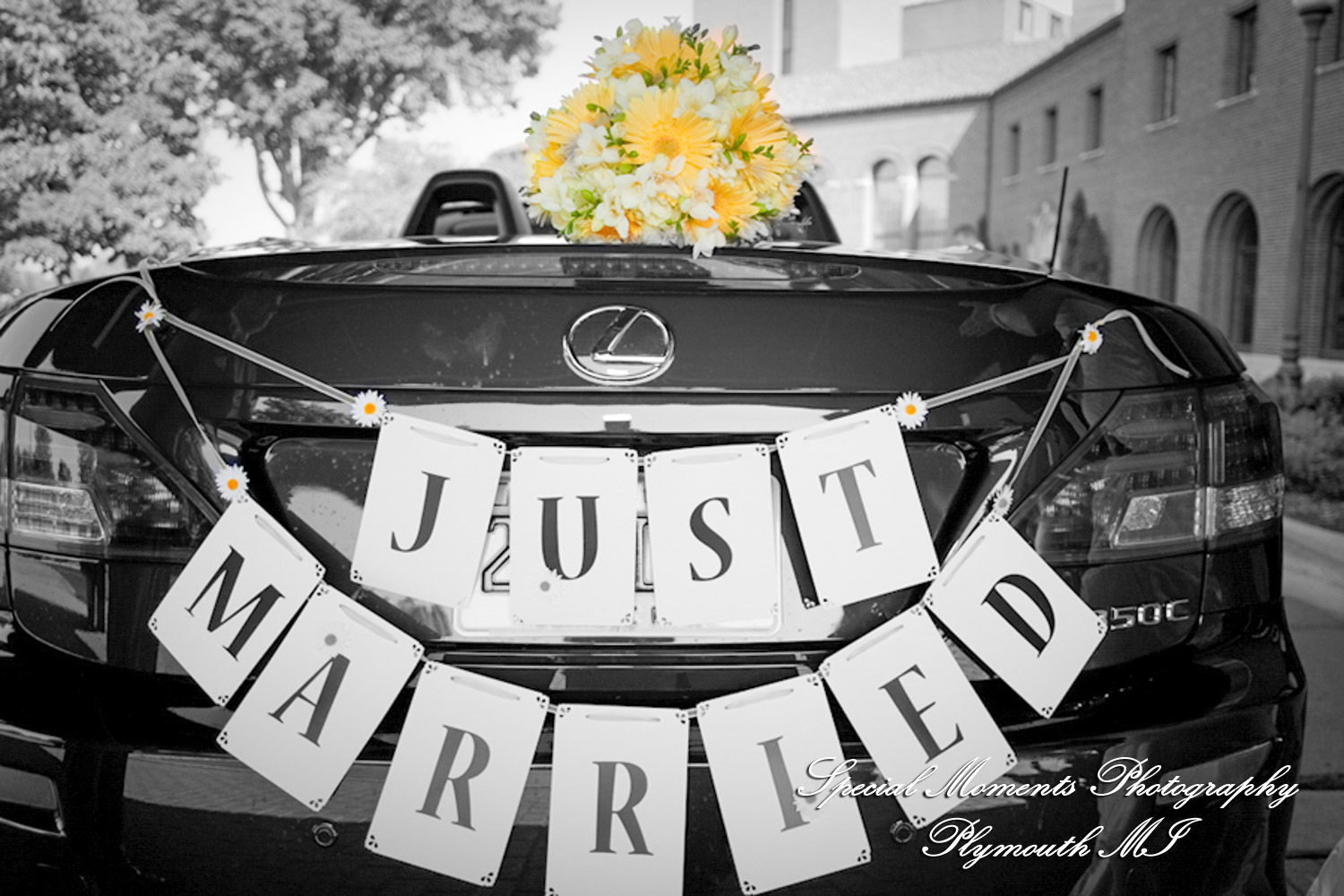 Lindsay & Mike at Ss. Mary & Joseph Chapel Plymouth MI wedding photograph