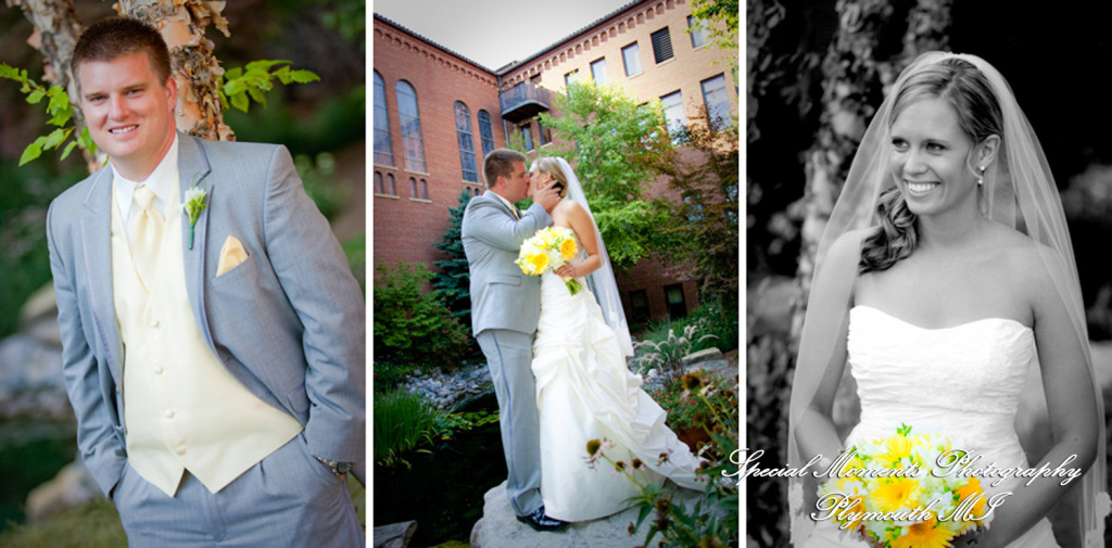 Lindsay & Mike at Ss. Mary & Joseph Chapel Plymouth MI wedding photograph